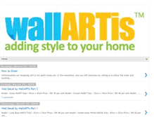 Tablet Screenshot of mywallartis.blogspot.com