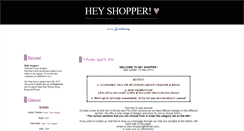 Desktop Screenshot of hey-shopper.blogspot.com