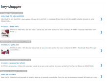 Tablet Screenshot of hey-shopper.blogspot.com