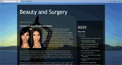 Desktop Screenshot of beauty-and-surgery.blogspot.com