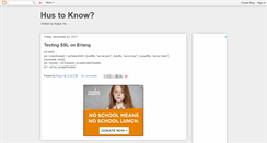 Desktop Screenshot of hustoknow.blogspot.com