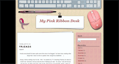Desktop Screenshot of mypinkdesk.blogspot.com