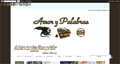 Desktop Screenshot of amor-y-palabras.blogspot.com