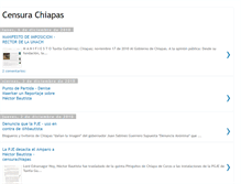 Tablet Screenshot of censura-chiapas.blogspot.com