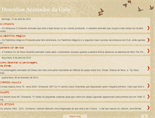 Tablet Screenshot of gabibonitinha.blogspot.com