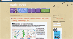 Desktop Screenshot of noticiasccs.blogspot.com