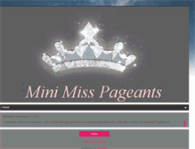 Tablet Screenshot of minimisspageants.blogspot.com