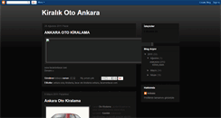 Desktop Screenshot of kiralik-oto-ankara.blogspot.com