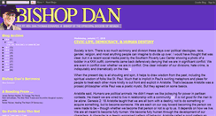 Desktop Screenshot of bishopdansblog.blogspot.com