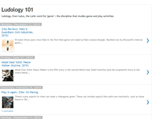 Tablet Screenshot of ludology101.blogspot.com