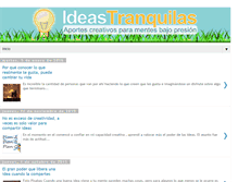 Tablet Screenshot of ideastranquilas.blogspot.com