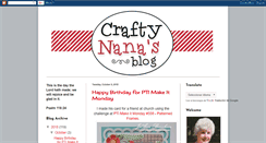 Desktop Screenshot of craftynanasblog.blogspot.com