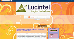 Desktop Screenshot of lucintel.blogspot.com