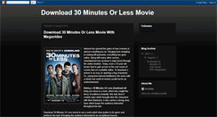 Desktop Screenshot of download-30-minutes-or-less-movie.blogspot.com