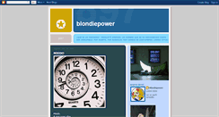 Desktop Screenshot of blondiepower.blogspot.com
