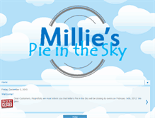 Tablet Screenshot of milliespieinthesky.blogspot.com