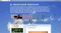 Desktop Screenshot of elmeditadorcristiano.blogspot.com