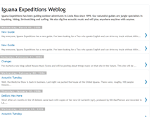Tablet Screenshot of iguanaexpeditions.blogspot.com