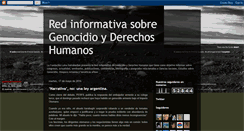 Desktop Screenshot of genocidioyderechoshumanos.blogspot.com