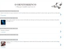 Tablet Screenshot of oornitorrinco.blogspot.com