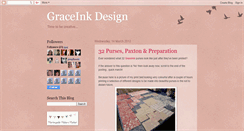 Desktop Screenshot of graceinkdesign.blogspot.com