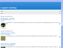 Tablet Screenshot of legspinbowling.blogspot.com