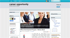 Desktop Screenshot of carerr-opportunity.blogspot.com