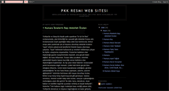 Desktop Screenshot of pkkresmiwebsitesi.blogspot.com