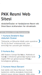 Mobile Screenshot of pkkresmiwebsitesi.blogspot.com