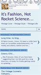 Mobile Screenshot of fashionnotrocketscience.blogspot.com