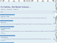 Tablet Screenshot of fashionnotrocketscience.blogspot.com