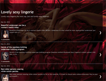 Tablet Screenshot of lovelysexylingerie.blogspot.com