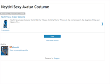 Tablet Screenshot of neytiri-sexy-avatar-costume.blogspot.com
