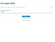 Tablet Screenshot of free-apple-ipad2.blogspot.com