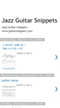 Mobile Screenshot of guitarsnippets.blogspot.com