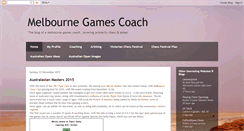 Desktop Screenshot of melbournegamescoach.blogspot.com