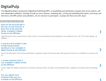 Tablet Screenshot of digitalpulppublishing.blogspot.com