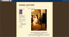 Desktop Screenshot of mondeanhydre.blogspot.com