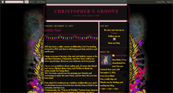 Desktop Screenshot of christophersgroove.blogspot.com