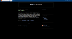 Desktop Screenshot of makeuphaul.blogspot.com