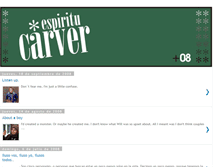 Tablet Screenshot of espiritucarver.blogspot.com
