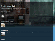 Tablet Screenshot of elultimoensalir.blogspot.com