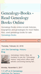 Mobile Screenshot of genealogy-books.blogspot.com