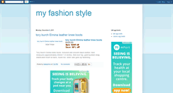 Desktop Screenshot of myfashionstylesandblogs.blogspot.com