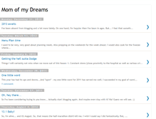 Tablet Screenshot of momofmydreams.blogspot.com