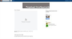 Desktop Screenshot of perpetuantdivertissements.blogspot.com
