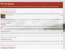 Tablet Screenshot of porarraiolos.blogspot.com