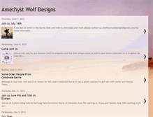 Tablet Screenshot of amethystwolfdesigns.blogspot.com