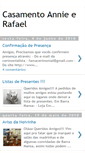 Mobile Screenshot of casamentoannieerafa.blogspot.com