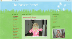 Desktop Screenshot of bassettbunch.blogspot.com